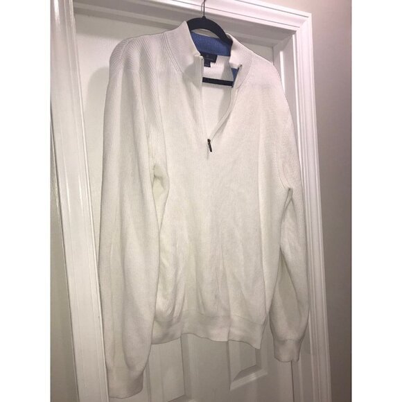 BROOKS brothers ribbed 1/2 zip sweater - Picture 5 of 11